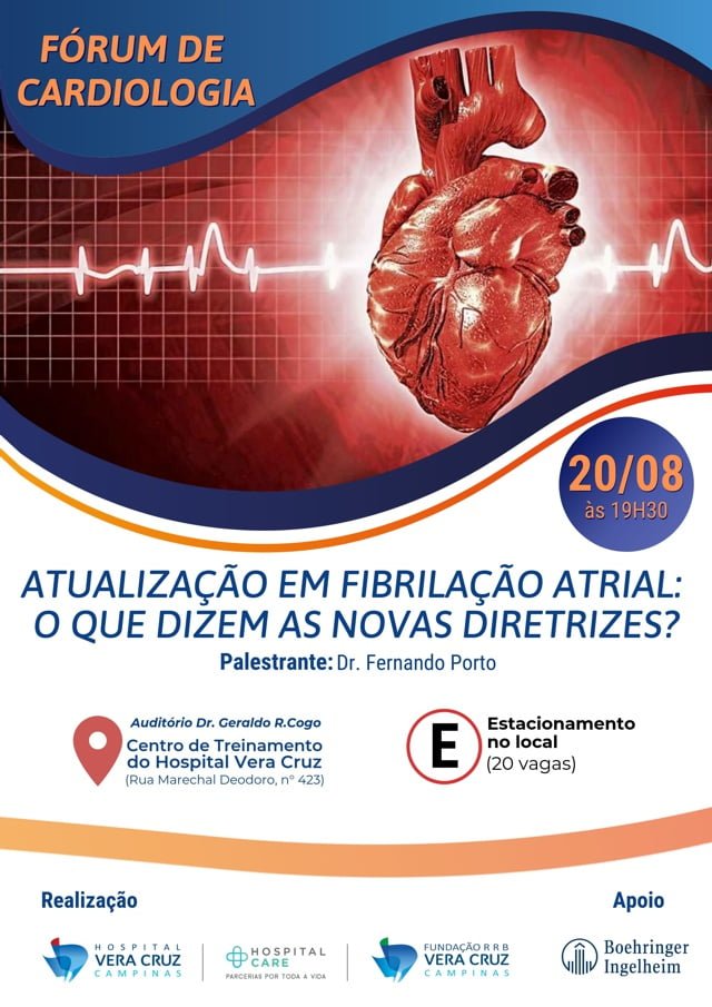 FRRB - forum de cardiologia do hospital vera cruz - agosto 2019