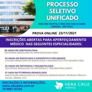 FRRB - popup processo seletivo unificado hospital vera cruz - outubro 2021
